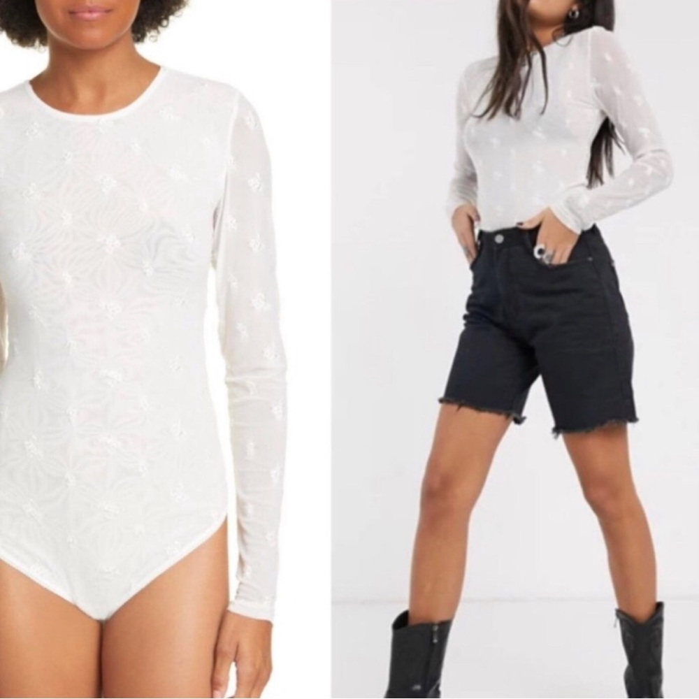 FREE People Mesh Bodysuit New with Tags RARE